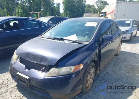 2008 Honda Civic Lx из США, поврежденный, VIN 1HGFA16588L019780